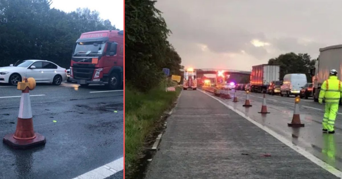 y2 3.png?resize=412,275 - 32,000 Liters of Gin Leaked On the Highway After Truck's Collision