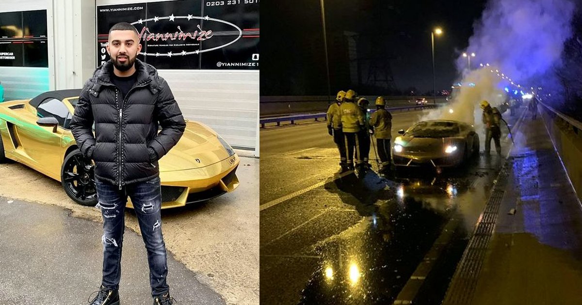 bcxxcb.jpg?resize=1200,630 - Driver Of Lamborghini Gallardo Felt Dejected And Gutted As His Car Went Up In Flames Which Was Worth 125 Thousand Pound