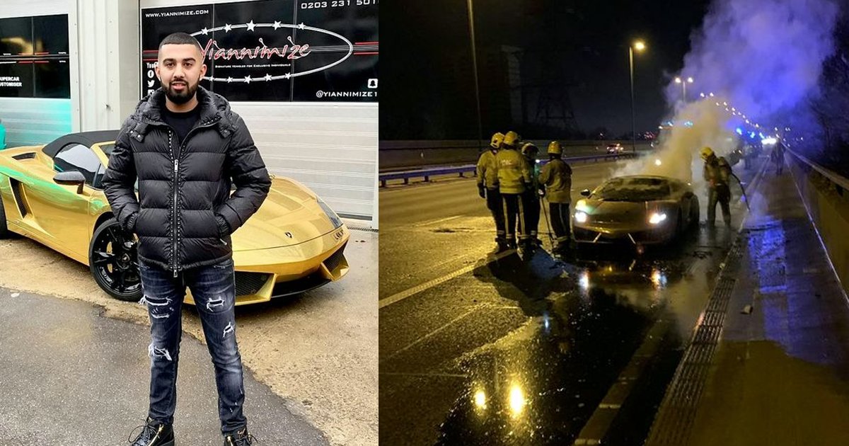 bcxxcb.jpg?resize=412,275 - Driver Of Lamborghini Gallardo Felt Dejected And Gutted As His Car Went Up In Flames Which Was Worth 125 Thousand Pound