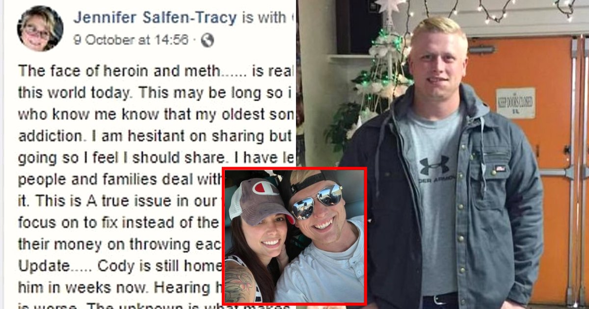 cody6.png?resize=412,275 - Mother Shares Photos Revealing The Tragic Impact Of Son's Addiction To Drugs