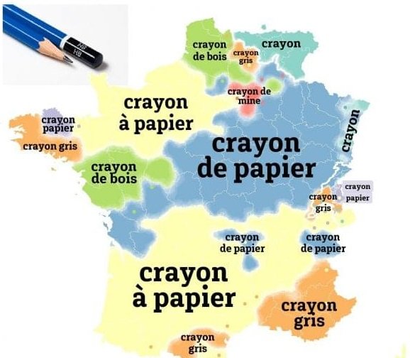 crayon2.jpg?resize=1200,630 - Cartes de France: Suivant où vous habitez, vous n'utilisez pas les mêmes mots