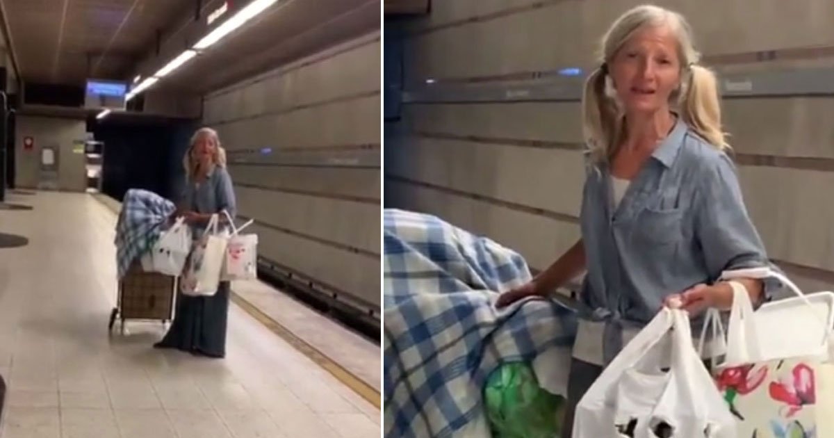 homeless woman singing sensation.jpg?resize=1200,630 - Une femme sans abri est devenue une sensation Internet après avoir fait un spectacle dans le métro