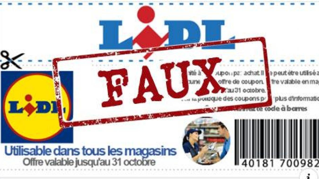 Alerte Arnaque Les Faux Bons D Achat De Chez Lidl Sont De Retour Sur Facebook Vonjour