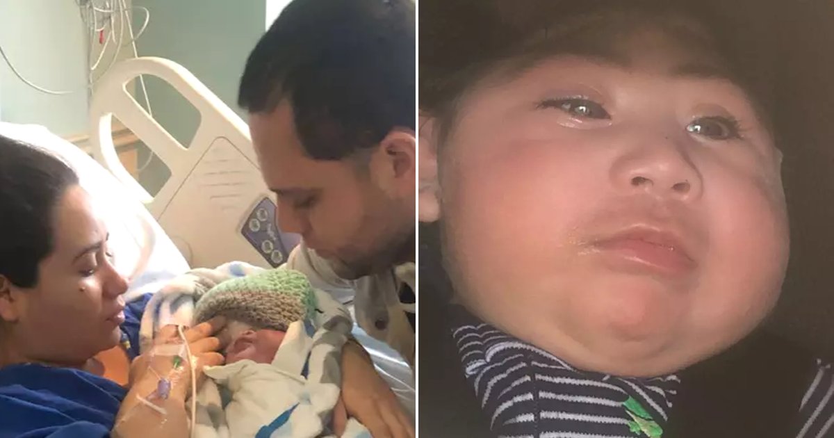 lucas6.png?resize=412,275 - 7-Month-Old Baby Born With A Part Of His Skull Missing Has Only Skin Protecting His Brain