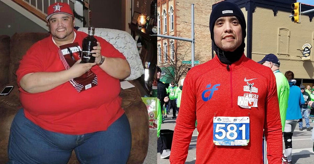 man with 651 lbs was not sure if he would live long enough ran his first marathon after losing weight.jpg?resize=412,232 - Man Who Used To Weigh 651 Lbs. Ran His First Marathon After Losing Weight