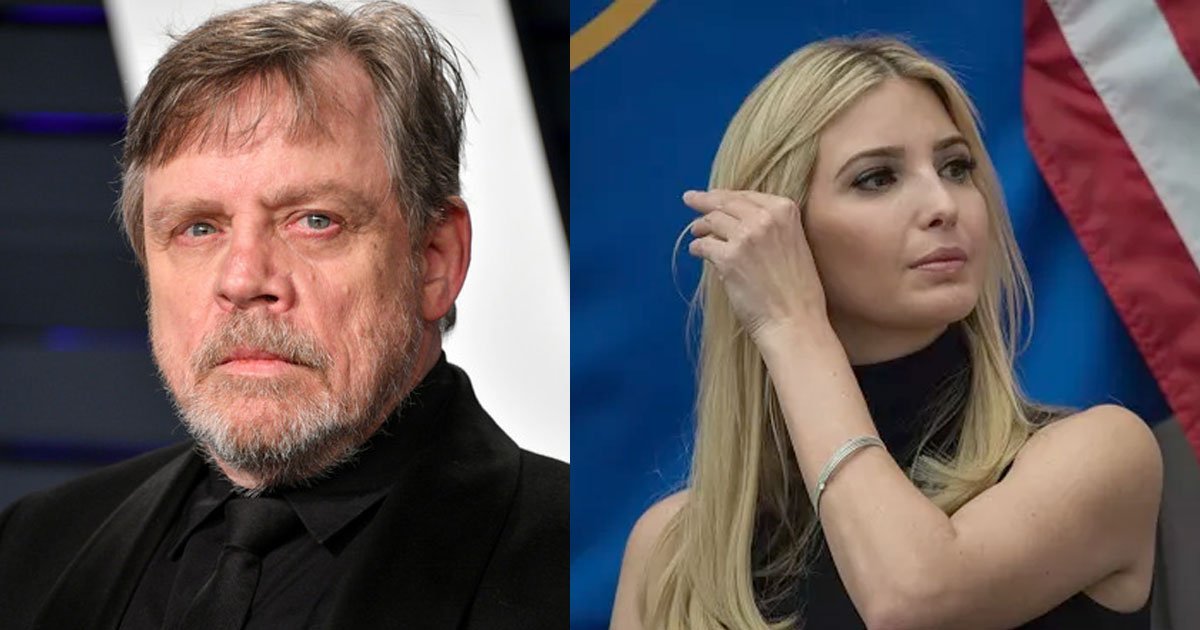 mark hamill responded to ivanka trumps tweet calling her family fraud and his remark divided the internet.jpg?resize=412,275 - Mark Hamill commente une photo d'Ivanka Trump sur laquelle son fils est habillé en Stormtrooper