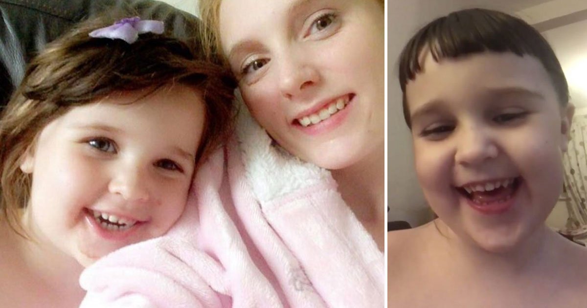 mother gives daughter dumb and dumber haircut.jpg?resize=412,275 - Mother Decided To Give Her Daughter A Quick Trim But Ended Up Giving Her A Dumb And Dumber Style Haircut