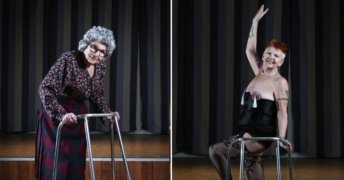 nooo.jpg?resize=1200,630 - Grandma Who Became The Oldest Burlesque Dancer in The UK At The Age of 71 Says, it is The Sexiest She Had Ever Felt