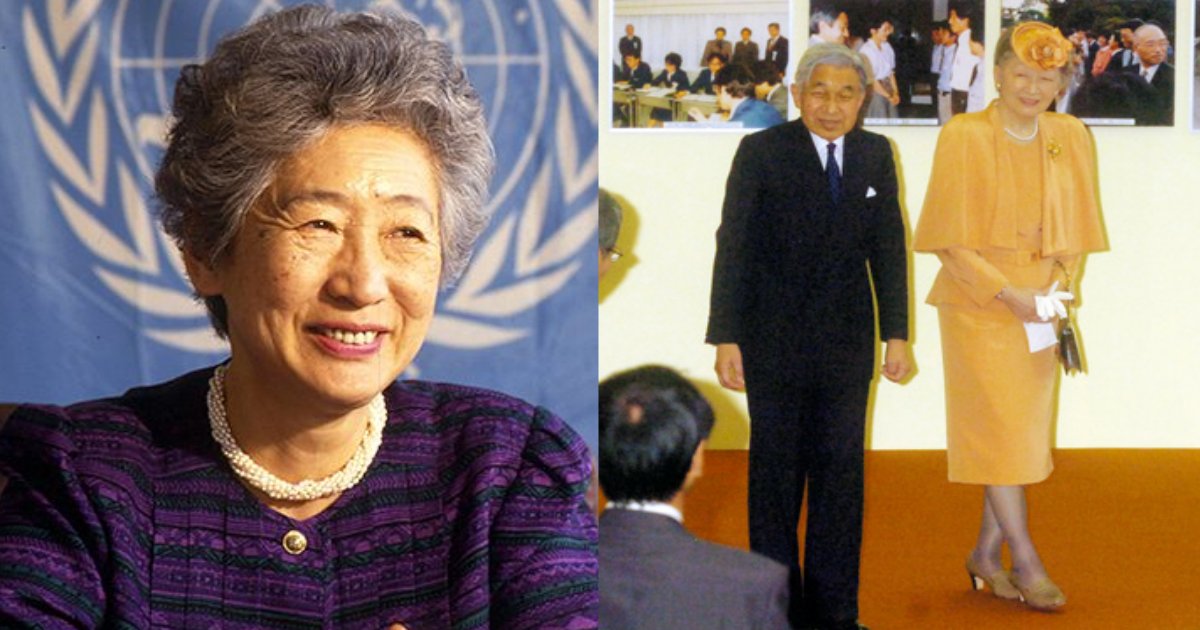 ogata.png?resize=412,232 - 国連トップの緒方貞子さん死去で上皇后さまが弔問へ、ご冥福お祈りいたします