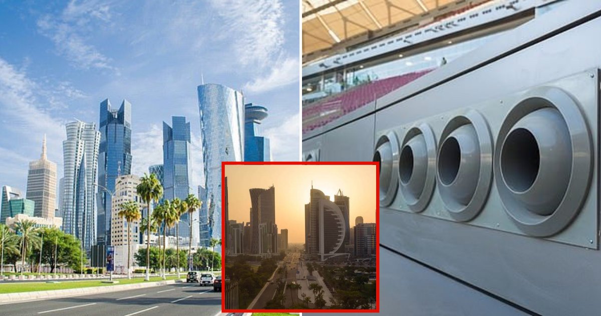 qatar6.png?resize=1200,630 - Qatar Is So Hot The Country Had To Install Outdoor Air Conditioning Systems To Cope With Scorching Temperatures