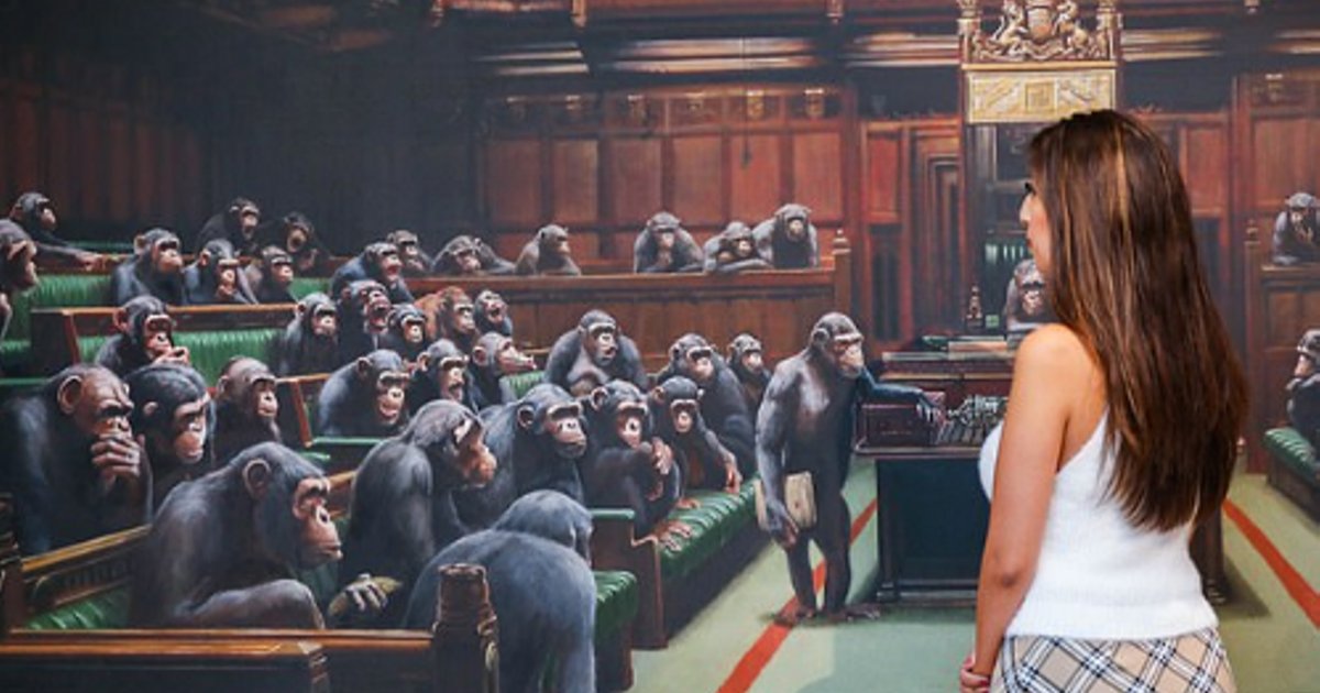 s 6 2.png?resize=1200,630 - Banksy Portrait of the House of Chimpanzees Sells For $18 Million