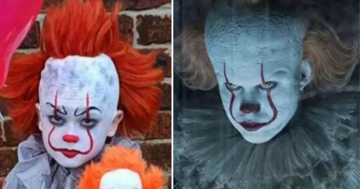 s1 12.jpg?resize=1200,630 - Mother Dresses Son as Pennywise With Just Over $20