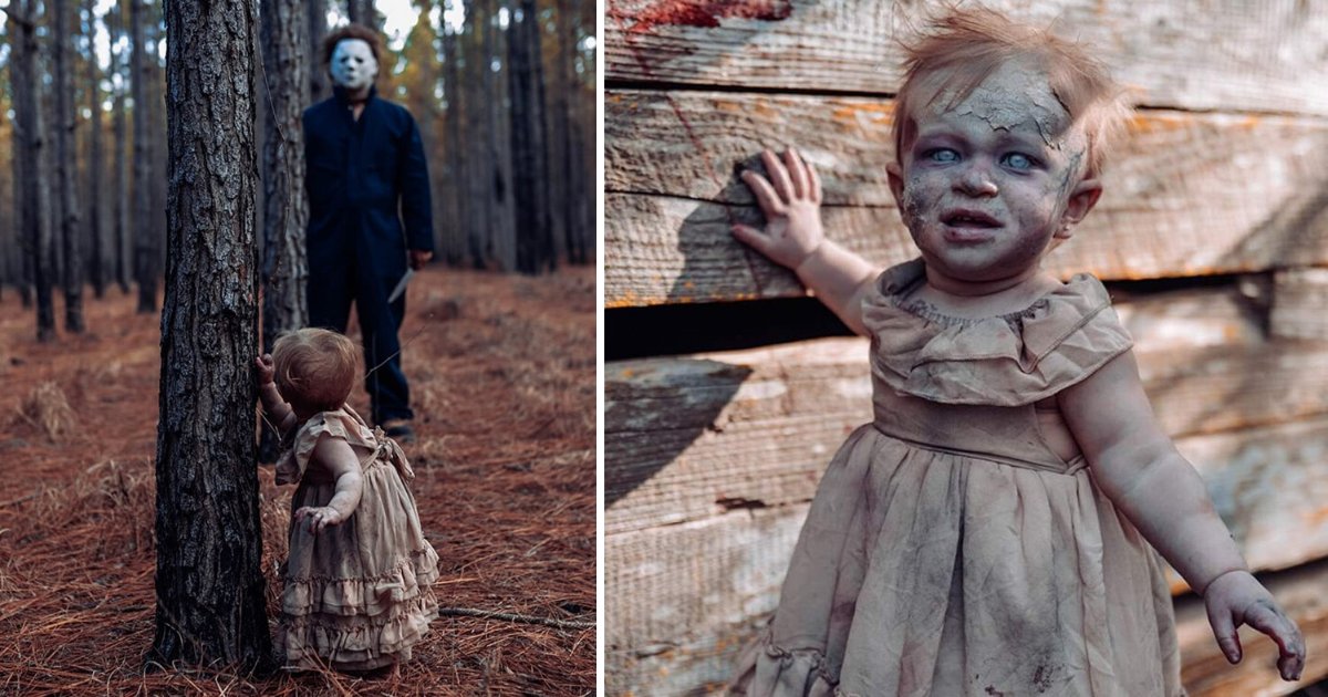 s5 7.png?resize=1200,630 - A Mother Takes A Spooky Photoshoot of Her Child She Dressed Up For Halloween