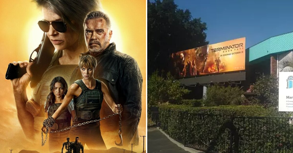 terminator6.png?resize=1200,630 - Staff Furious After A Poster For Upcoming 'Terminator' Movie Was Put On Display Outside Abortion Clinic