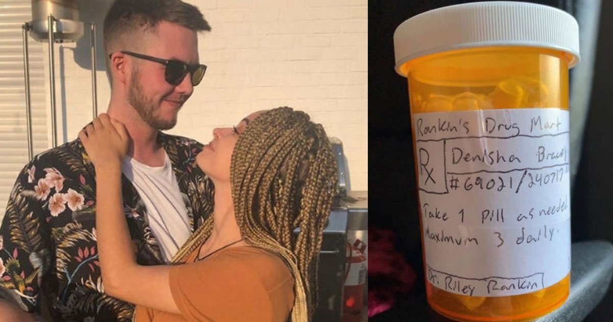this guy gifted love pills to his girlfriend who was dealing with anxiety and panic attacks.jpg?resize=1200,630 - Un homme a offert 60 "pilules" contenant d'adorables mots doux à sa petite amie qui souffre d'anxiété