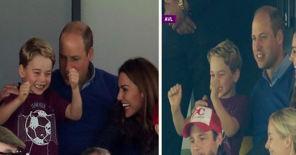 untitled 1 14.jpg?resize=1200,630 - Royal Fans Gushed Over How Adorable 'Grown Up' Prince George Was As He Cheered For His Favorite Team