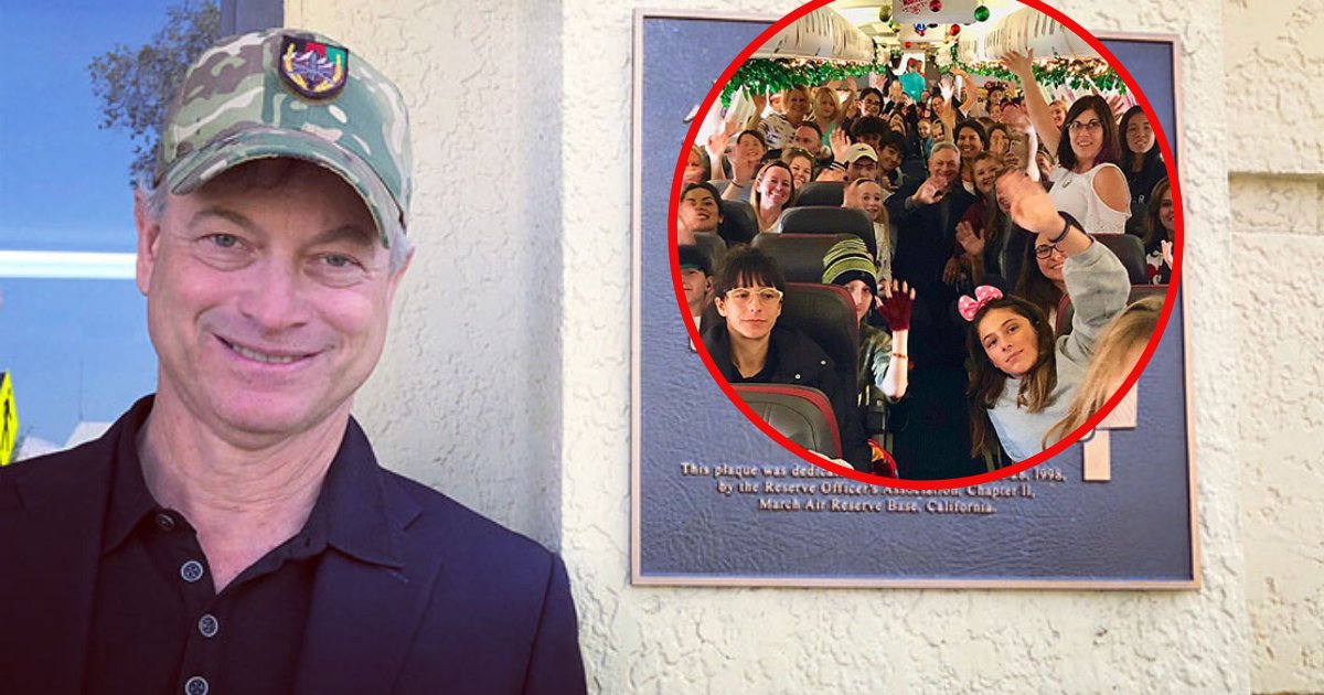 untitled design 34 1.png?resize=1200,630 - L'acteur Gary Sinise a invité près de 2 000 enfants de soldats morts au combat à un voyage à Disneyland