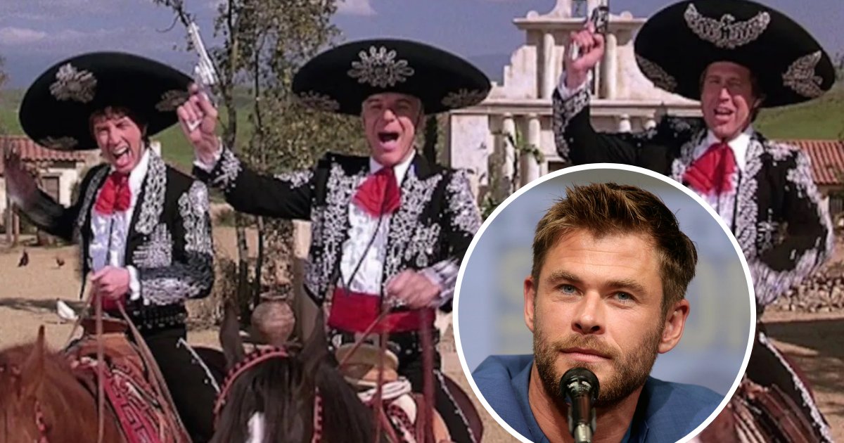 untitled design 84 1.png?resize=1200,630 - Chris Hemsworth Would Like To Remake the Three Amigos Together With Chris Evans And Robert Downey Jr