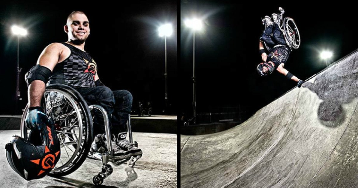 w3.png?resize=412,275 - Being In A Wheelchair Didn't Stop Him From Becoming A Championship Skater With 6 World Records