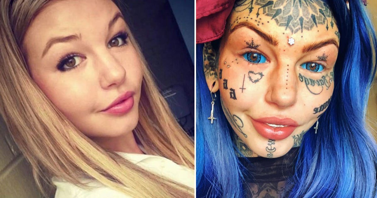 woman eyeball tattoos.jpg?resize=1200,630 - Une femme avec plus de 200 tatouages a été aveugle pendant trois semaines à cause de ses tatouages du globe oculaire