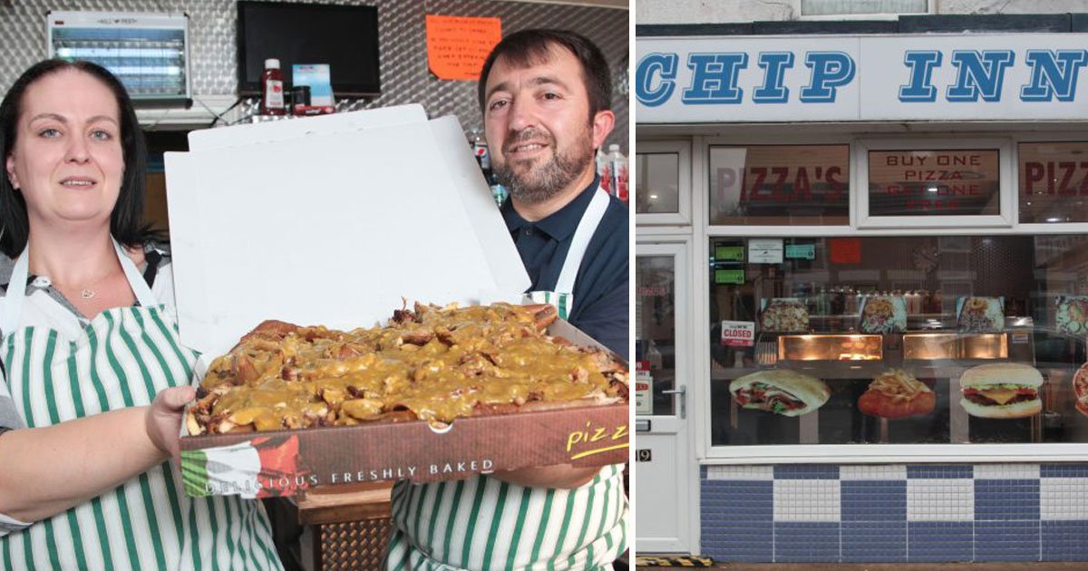 worlds biggest kebab chip inn.jpg?resize=412,232 - Takeaway Shop Serving The World’s Biggest Kebab For £22