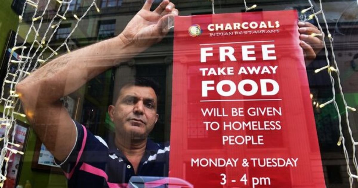 2 189.jpg?resize=1200,630 - Indian Restaurant In Scottish City Has Been Feeding Meals to Hundreds of Homeless People