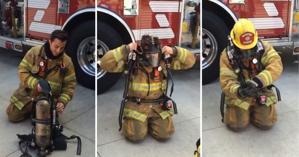 6 76.jpg?resize=412,275 - Young Fireman Demonstrate His Daily Routine At a Kid’s Birthday Party