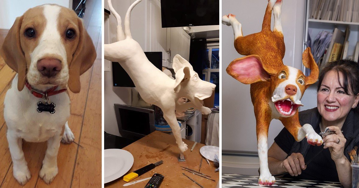 Une Femme De 51 Ans A Realise Un Incroyable Gateau Grandeur Nature De Son Beagle Vonjour