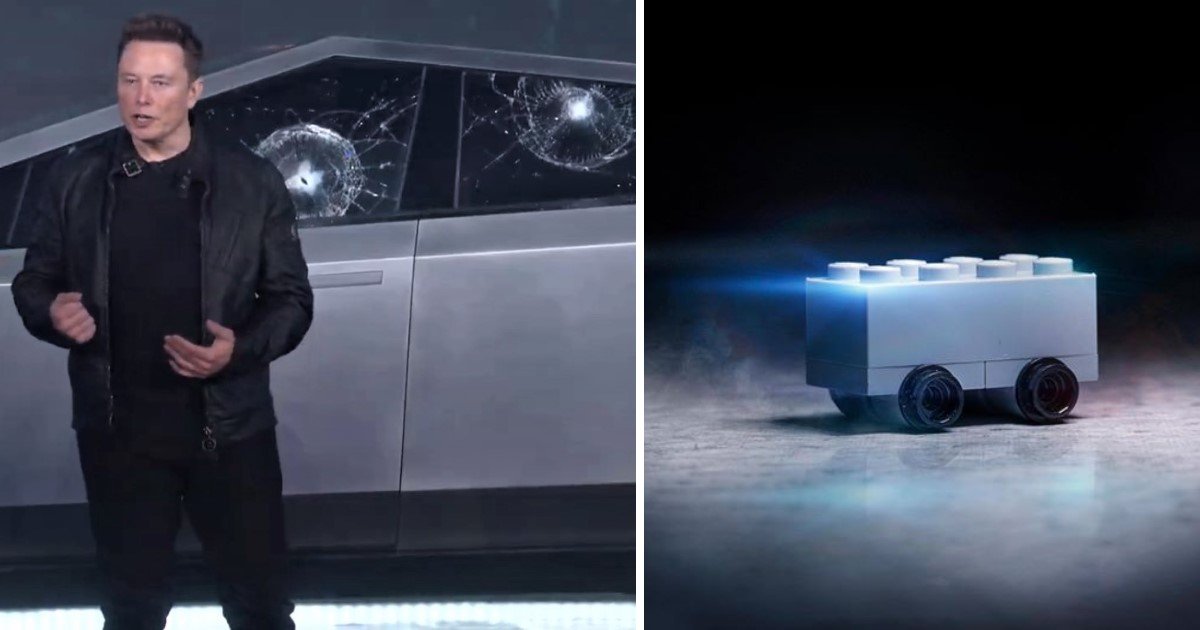 a 117.jpg?resize=1200,630 - Lego Mocked Elon Musk's New Cybertruck With 'Shatterproof' Toy Truck