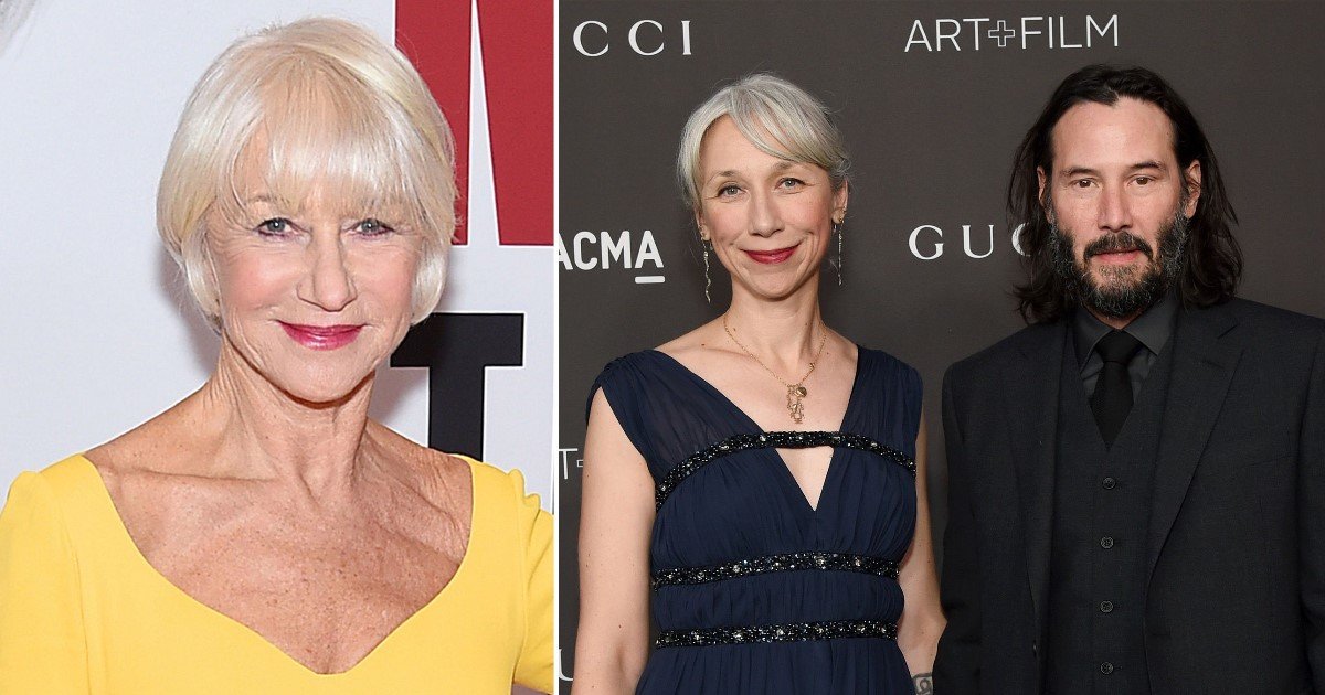 a 38.jpg?resize=412,275 - Helen Mirren était très flattée après que ses fans l'aient confondue avec la petite amie de Keanu Reeves