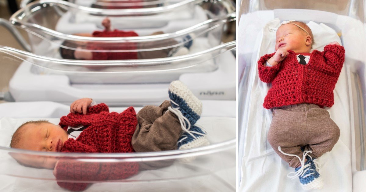 a 64.jpg?resize=412,275 - A Hospital Dressed Newborns Like Fred Rogers To Honor Him