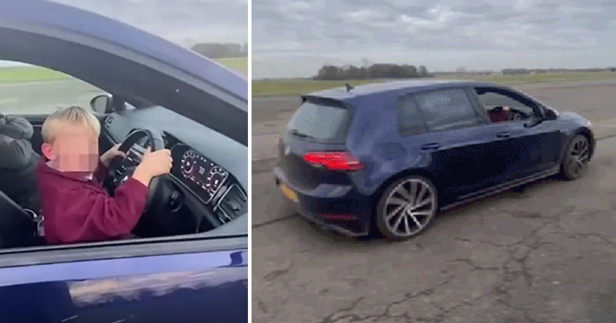 a 90.jpg?resize=412,275 - A 6-Year-Old Boy Filmed Driving A Car At 155mph Without A Seatbelt