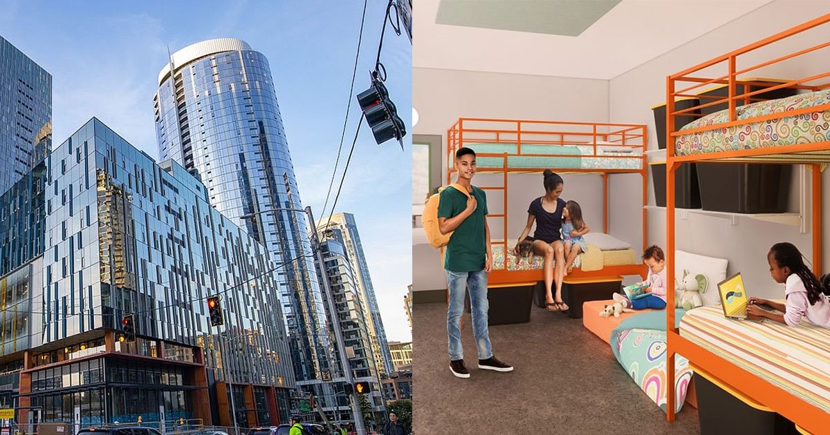 amazon is building an eight story homeless shelter in washington state for people in need.jpg?resize=412,232 - Amazon To Build An Eight-Story Homeless Shelter In Seattle