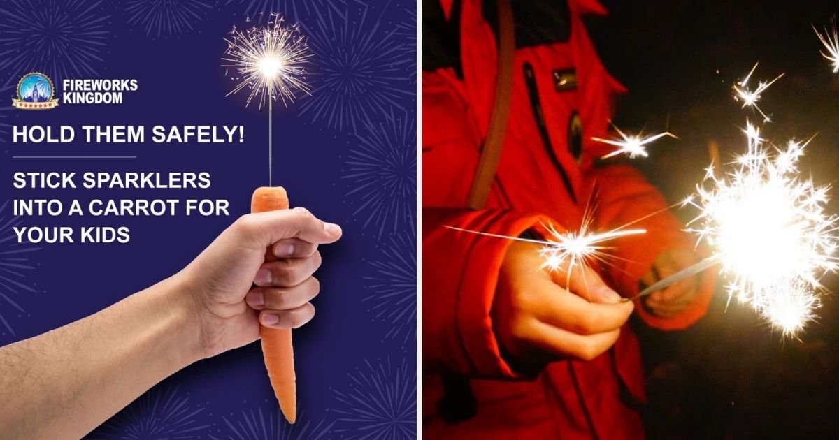 d1 2.jpg?resize=1200,630 - Parents Stuck Sparkles into Carrots to Keep Their Kids From Burning Hands For Bonfire Night