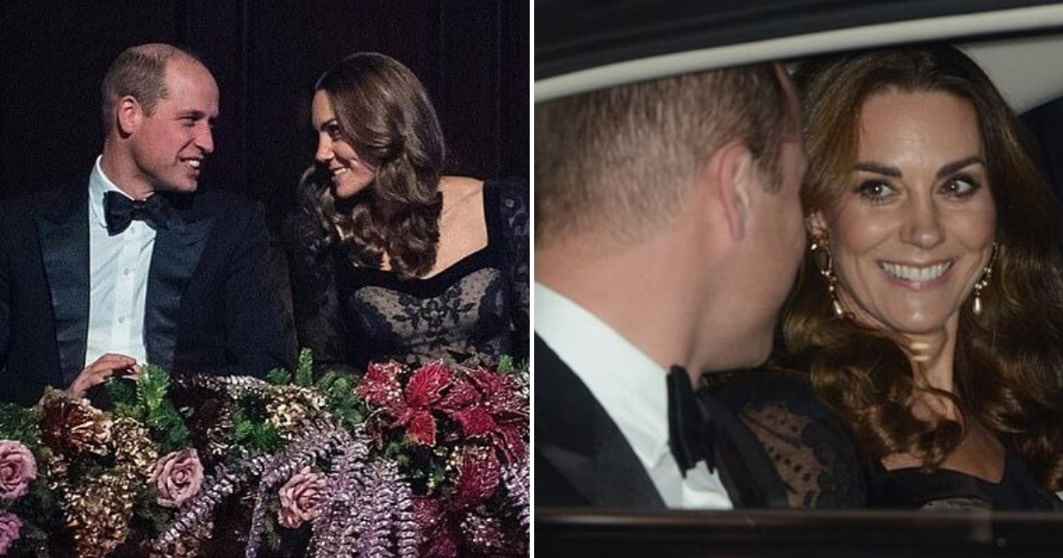 duke6.png?resize=1200,630 - Le prince William et Kate Middleton ressemblaient à un couple pendant un premier rencard lors du Royal Variety Show