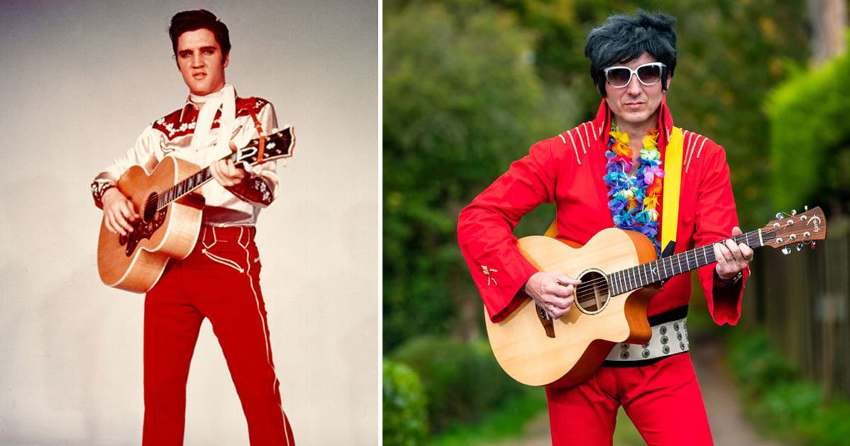 elvis presley impersonator contest tribute.jpg?resize=412,275 - Elvis Presley Impersonator Banned From Tribute Contest For Being Too Comical