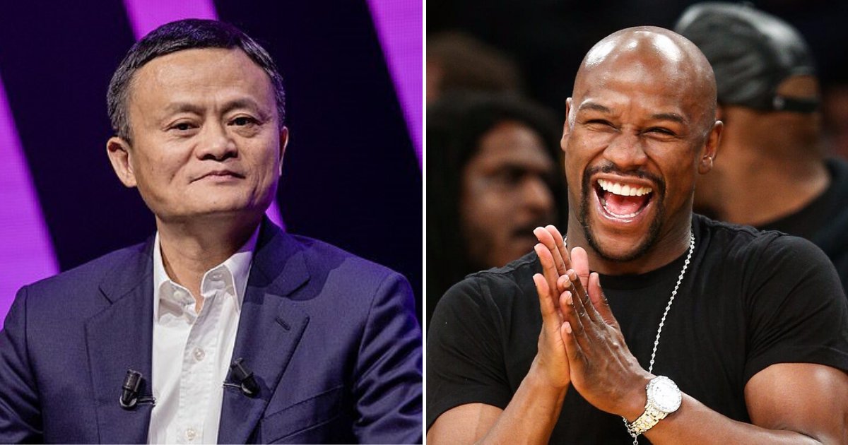 floyd3.png?resize=1200,630 - L'homme le plus riche de Chine, Jack Ma, veut combattre contre l'ancien champion du monde de boxe Floyd Mayweather