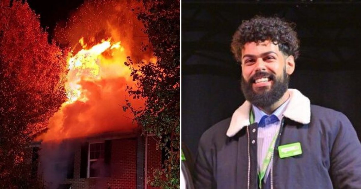 habeel4.png?resize=412,275 - Delivery Driver Ran Into A Burning Building To Save A Newborn Baby