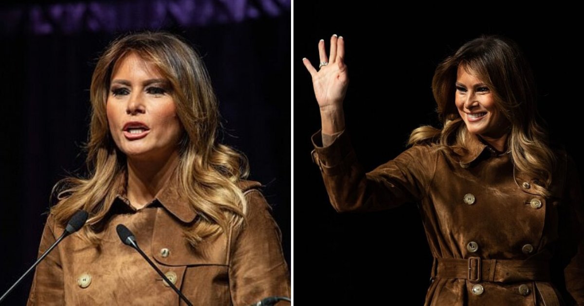 melania6.png?resize=412,275 - Melania Trump Was Booed By Students When She Spoke About Battle With Opioid Addiction