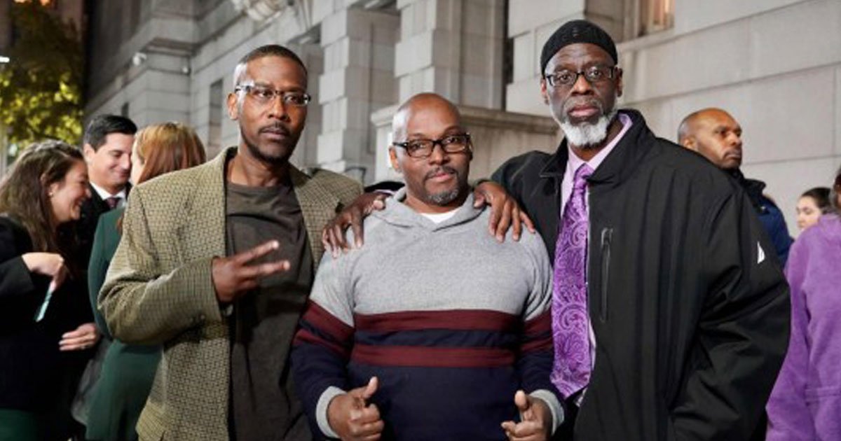 men wrongly convicted spent 36 years jail.jpg?resize=412,275 - Trois hommes innocents - qui ont passé 36 ans en prison - ont été libérés