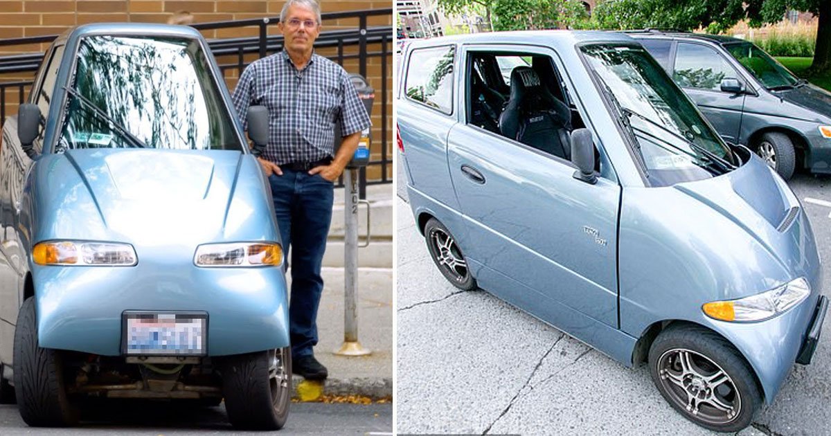 micro electric car.jpg?resize=412,275 - Man Created Tiny Electric Car To Solve The World’s Traffic Congestion Problems