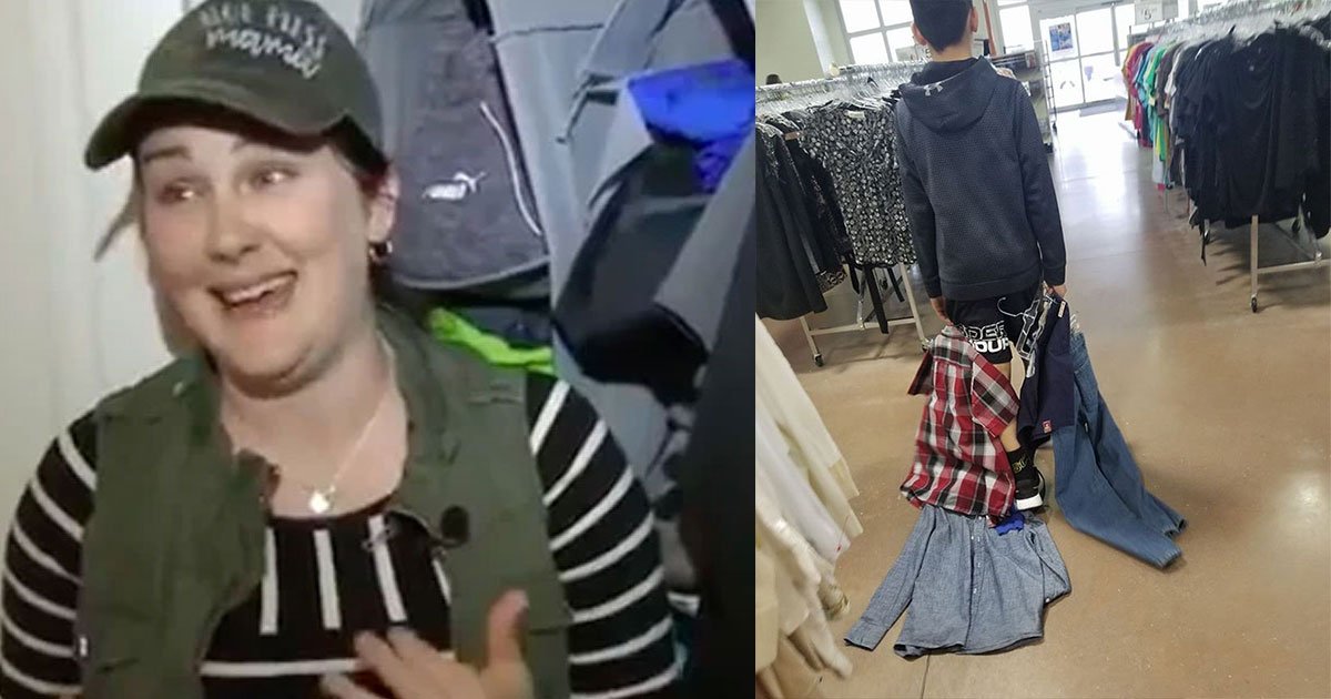 mother made her son shop at goodwill after finding out he was mocking people who shop at the store.jpg?resize=1200,630 - Mother Made Her Son Shop At Goodwill After Finding Out He Was Mocking People Who Shop There