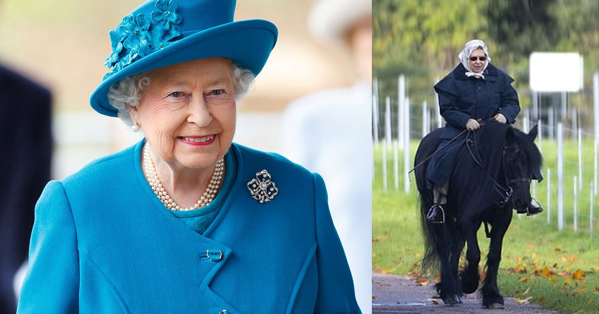 queen elizabeth went on a horse riding in the grounds of windsor castle.jpg?resize=412,275 - Queen Elizabeth Went Horse Riding Like A Pro At Age 93