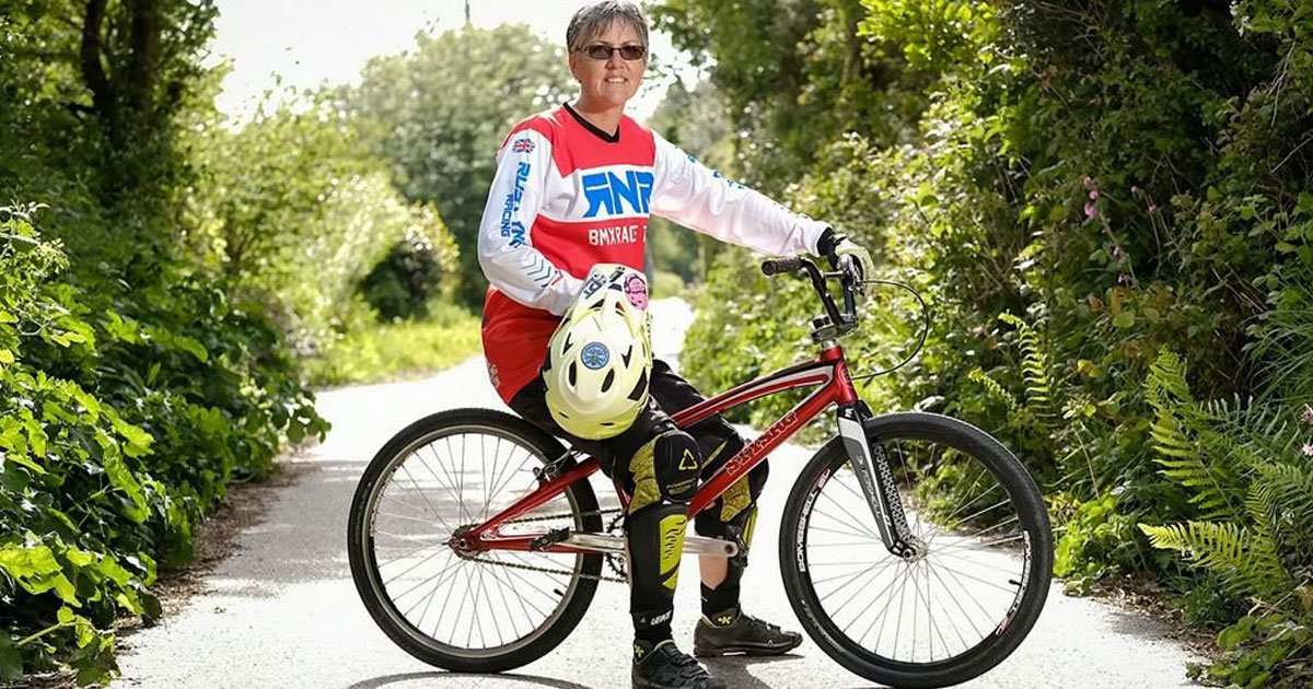 ritains oldest bmx rider.jpg?resize=412,232 - Britain’s Oldest Rider To Compete In The BMX Racing World Championships