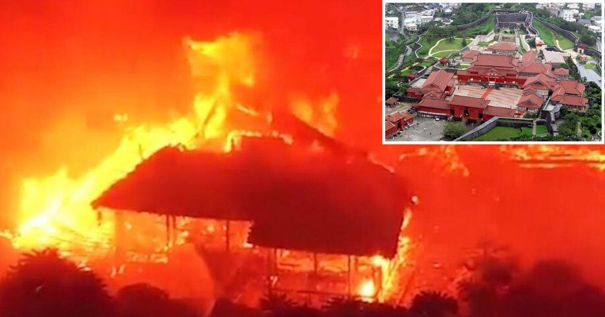 s 5.png?resize=1200,630 - 600 Year Old Heritage Site Shuri Castle Has Been Burned to Ashes