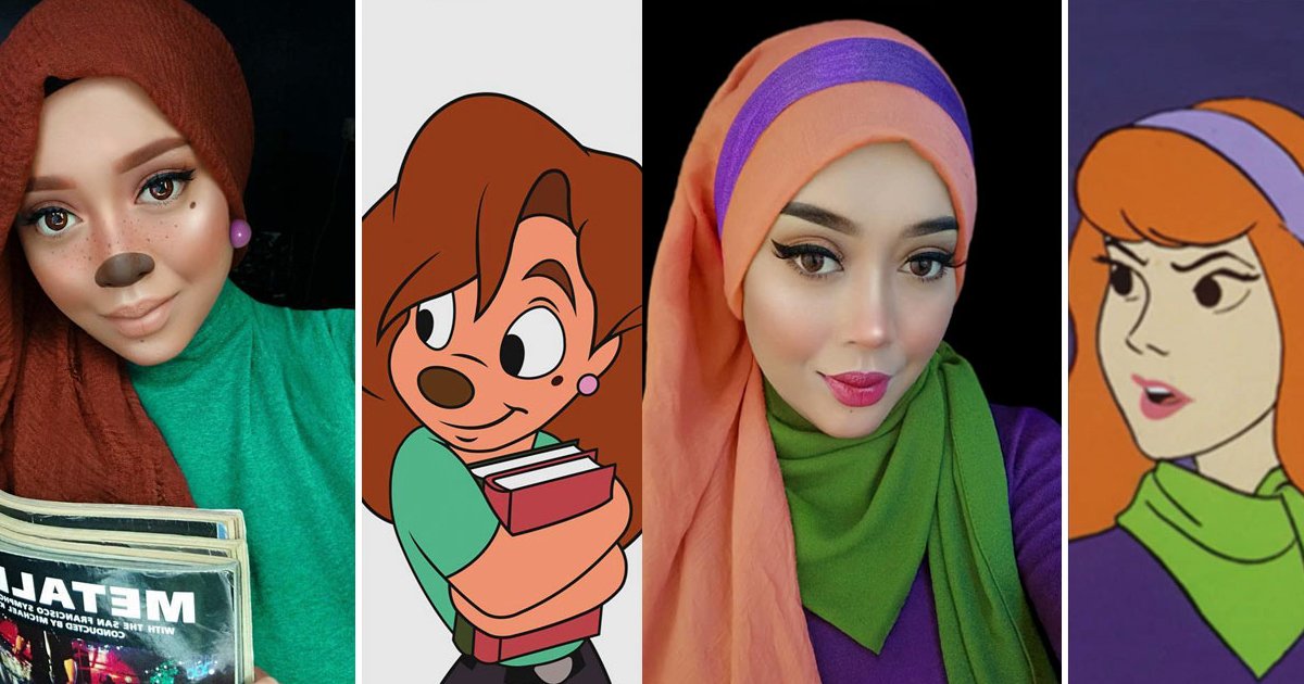 sdgsdg 2.jpg?resize=412,275 - This Lady Transforms Herself In To Pop Culture Characters With The Help Of Her Hijab