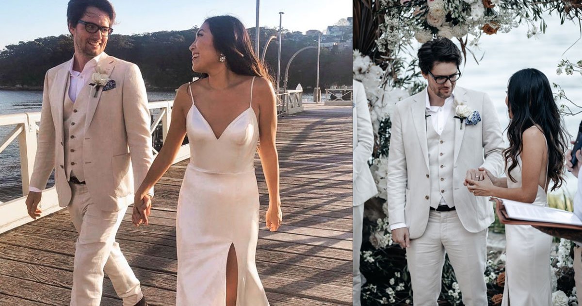 showpos ceo jane wore a 299 wedding dress to marry her long time boyfriend james waldie.jpg?resize=412,275 - Cette millionnaire porte une robe à moins de 300 euros pour son mariage