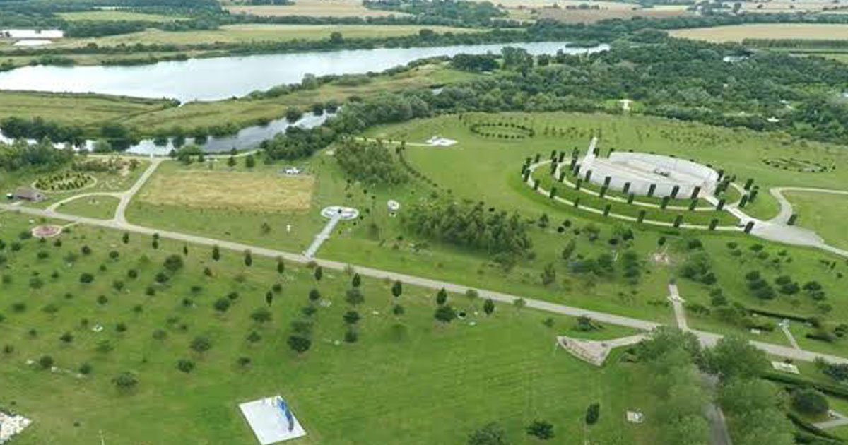the national memorial arboretum.jpg?resize=412,275 - Aerial View Of The National Memorial Arboretum In Derbyshire Ahead Of Remembrance Sunday