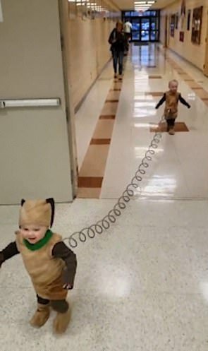 slinky dog baby costume twins