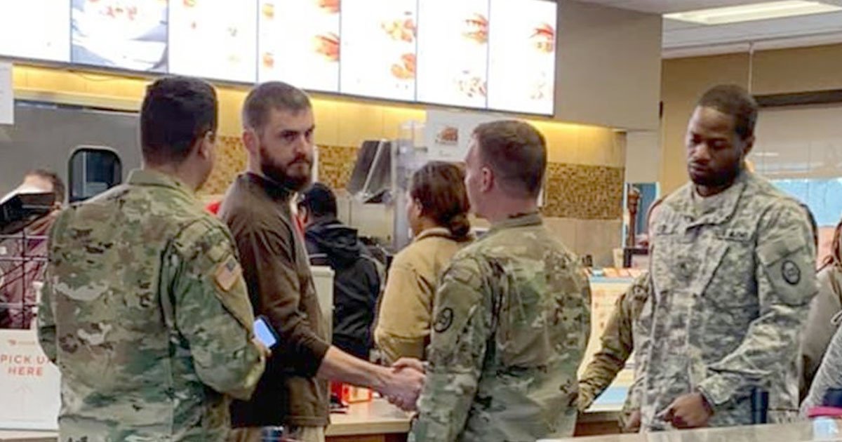 untitled 1 69.jpg?resize=412,275 - Kind-Hearted Man Paid For 11 Serving Soldiers' Lunches At Chick-Fil-A